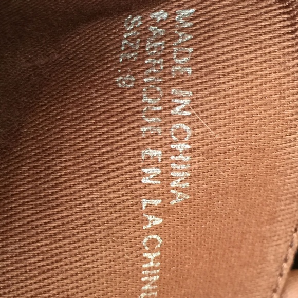 Bdg Womens Ankle Boots Brown Booties red laces - Picture 8 of 8